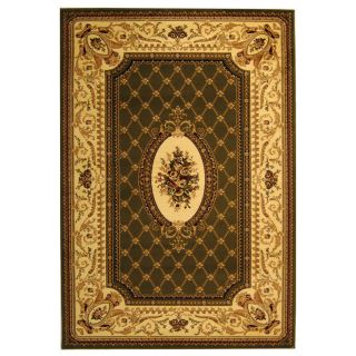 Safavieh Lyndhurst Sage and Ivory Rectangular Indoor Machine Made Area Rug (Common: 5 x 8; Actual: 63 in W x 90 in L x 0.33 ft Dia)