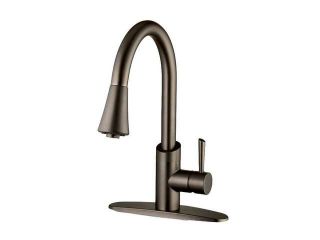 Schon SC406ORB Pull Down Kitchen Faucet with 10 Inch Spout, Oil Rubbed Bronze