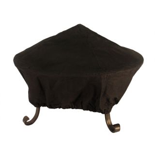 Black Fabric 35 inch Fire Pit Cover   Shopping   Great Deals