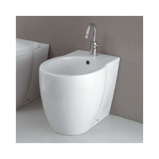 Panorama Contemporary 14.6 Round Floor Mount Bidet by GSI Collection