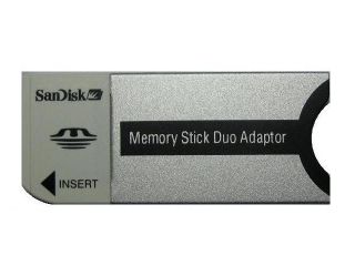 SanDisk M2 (Memory Stick Micro) to Pro Duo Adapter fits 4GB 8GB 16GB Memory Stick Pro Duo