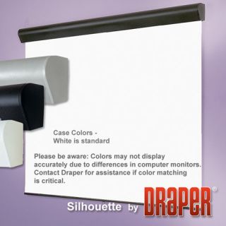 Draper Silhouette/Series M Contrast White Electric Projection Screen