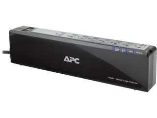 APC P8V 8 Outlets 4720 joule Premium Audio/Video Surge Protector with Coax Protection