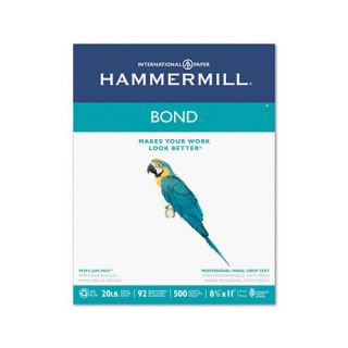 Hammermill Multipurpose Bond Paper, 92 Brightness, 20Lb, 500 Sheets