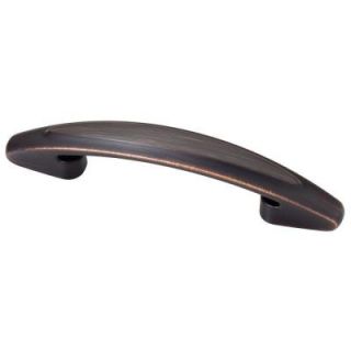 Liberty Southampton 3 or 3 3/4 in. (76 or 96mm) Venetian Bronze with Copper Highlights Ovals Dual Mount Cabinet Pull P20400 VBC C