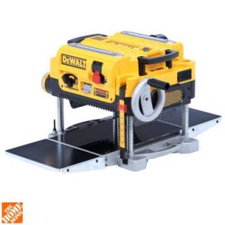 DEWALT 15 Amp 13 in. Heavy Duty 2 Speed Thickness Planer with Knives and Tables DW735X