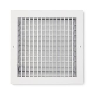 Accord Ventilation 455 Series Painted Aluminum Sidewall/Ceiling Register (Rough Opening: 10 in x 10 in; Actual: 11.73 in x 11.73 in)