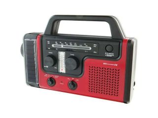 WEATHERX WR383R Weatherband AM/FM Radio with Flashlight