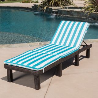 Christopher Knight Home Jamaica Outdoor Chaise Lounge with Cushion