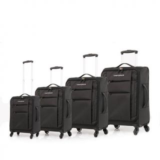 Triforce Luggage Aerea Collection 4 piece Nylon Soft Sided Spinner Luggage Set   8029331