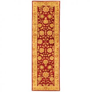 Heritage Hand Tufted Wool Red Gold 2'3" x 10' Rug   6765378