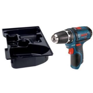Bosch 12 Volt MAX Lithium Ion 3/8 in. Cordless Drill/Driver with Exact Fit Insert Tray (Tool Only) PS31BN