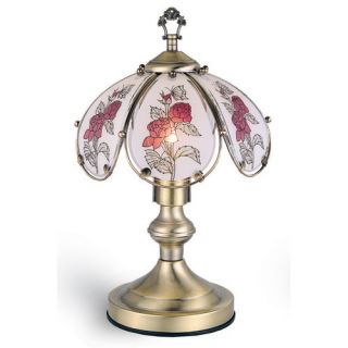 ORE Furniture Rose Touch 14.25 H Table Lamp with Bowl Shade