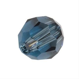 Swarovski Crystal, #5000 Round Beads 6mm, 10 Pieces, Montana