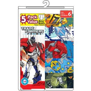Transformers 3 Boys' Assorted Briefs, 5 Pack