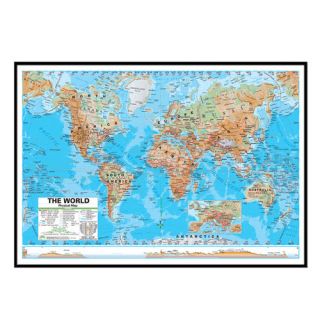 National Geographic Maps World Executive Pacific Centered Wall Map