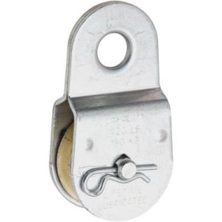 National Hardware 1 1/2 in. Zinc Plated fixed Single Pulley 3213BC 1 1/2 SGL PULLEY