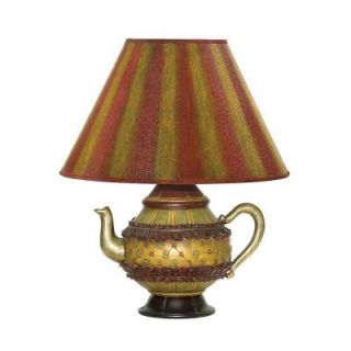 Titan Lighting Tolbert 16 in. Gold Teapot Lamp 684 32741