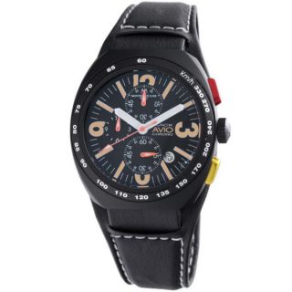 Montres de Luxe Mens Type 12 Nero Aluminium Chronograph Watch (As Is