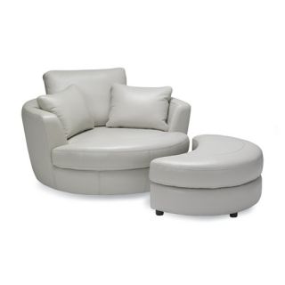 Sofas to Go Cuddle Swivel Chair and Ottoman
