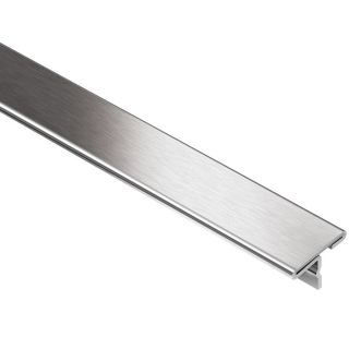 Schluter Systems 0.344 in W x 98.5 in L Steel Commercial/Residential Tile Edge Trim