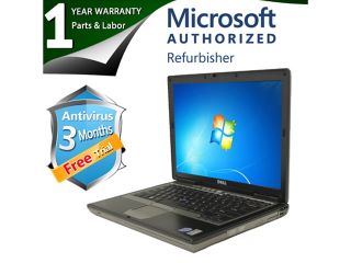 Refurbished: DELL Laptop D630 Intel Core 2 Duo 1.80 GHz 2 GB Memory 80 GB HDD 14.1" Windows 7 Home Premium 32 Bit