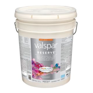 Valspar Reserve White Semi Gloss Latex Interior Paint and Primer in One (Actual Net Contents: 600 fl oz)