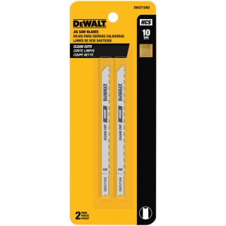 DEWALT 2 Pack 4 in U Shank High Carbon Steel Jigsaw Blades