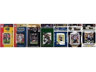 C & I Collectables RAMS712TS NFL St. Louis Rams 7 Different Licensed Trading Card Team Sets