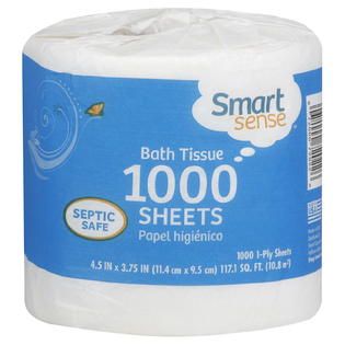 Smart Sense Bath Tissue, 1 Ply, 1 roll   Food & Grocery   Paper Goods