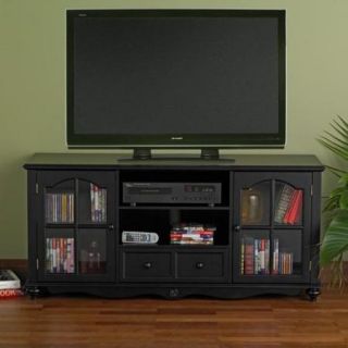 Palisade Antique Black TV Stand, For TVs Up To 50"