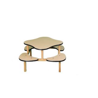 Wild Zoo Play Table in Maple