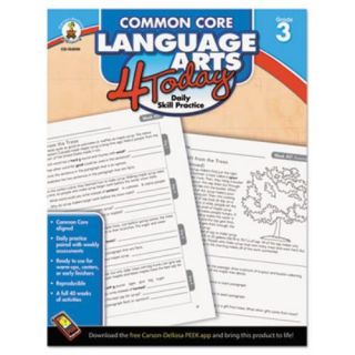 Carson dellosa Core Language Arts 4 Today Workbook Education Printed Book   English   96 Pages (104598)