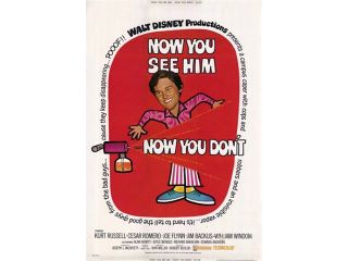 Now You See Him Now You Don't Movie Poster (11 x 17)