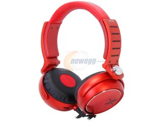 Open Box: SONY Black/Red MDR X05/BR Headphones, Red