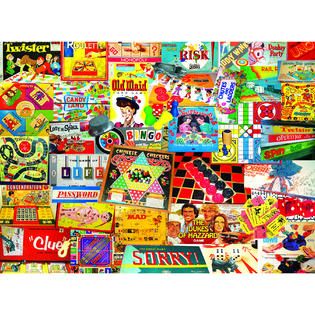 White Mountain Puzzles 1000 Piece Family Favorites Games Collage