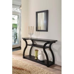 Furniture of America Nenna Black Display Console Table