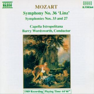 Mozart: Symphonies Nos. 36 (Linz), 33 & 27