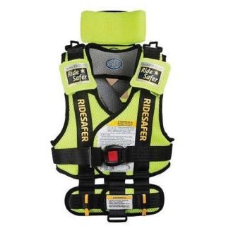Ride Safer 2 Travel Vest Seat Booster Toddler Special Needs(Small, Yellow/Black)