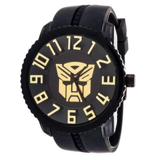 Transformers Decepticon Sporty Jumbo Black 3D Watch