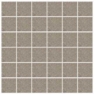 American Olean Unglazed 12 Pack Mushroom Uniform Squares Mosaic Thru Body Porcelain Floor Tile (Common: 12 in x 24 in; Actual: 11.93 in x 23.93 in)