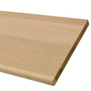 Stair Parts 10 1/2 in. x 48 in. Red Oak Engineered Plain Stair Tread 8510R 048 0000L