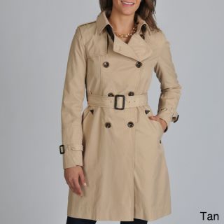 Vince Camuto Womens Belted Long Raincoat  ™ Shopping