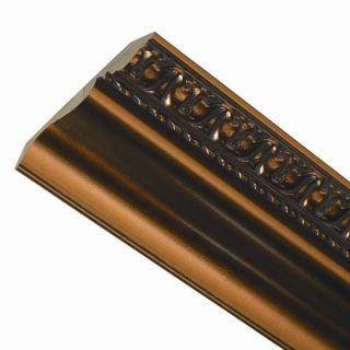 Grand Baroque 8 Foot Wood Ceiling Crown Molding Oil Rubbed Bronze