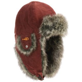 Screamer Goose Corduroy Trapper Hat (For Men and Women) 2428R 43