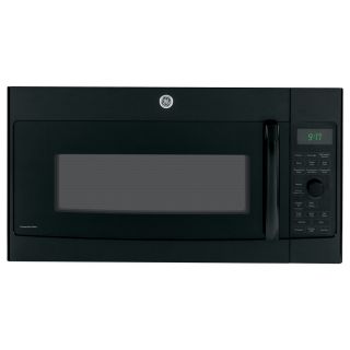 GE Profile 1.7 cu ft Over The Range Convection Microwave Sensor Cooking Controls (Black) (Common: 30 in; Actual: 29.875 in)