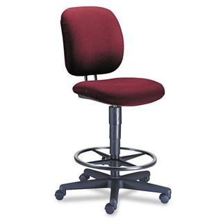 HON Comfortask Task Swivel Stool, Burgundy   Home   Furniture   Home