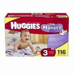 Huggies  Little Movers Diapers, Size 3 (16 28 lb), Disney, 116 diapers
