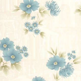 Graham & Brown Blue Strippable Non Woven Paper Unpasted Textured Wallpaper