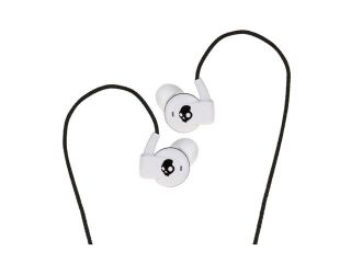 Skullcandy White Asym 3.5mm Gold Plated Connector Canal Earbud (White)
